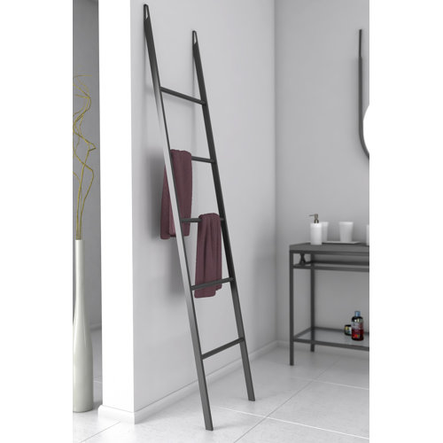Gracie Oaks 74.8'' Tall Metal Blanket Ladder & Reviews Wayfair
